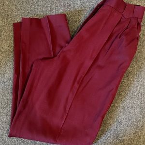 Vintage Kelly Harper Size 8 Red Trousers